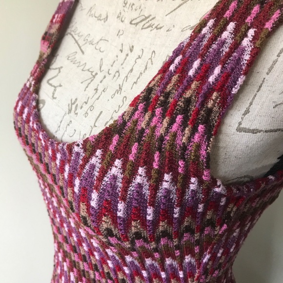 {Lovers + Friends} Chevron Knit Skater Mini Dress - Picture 4 of 5